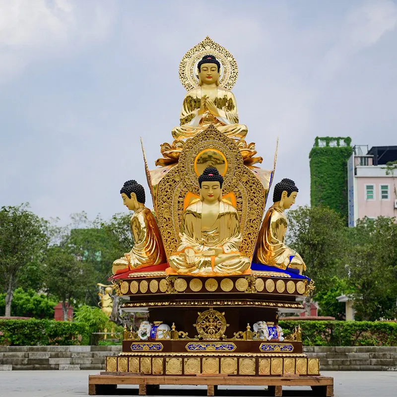 Patung Buddha Avalokitesvara Tembaga Tulen 360CM Prajnaparamita