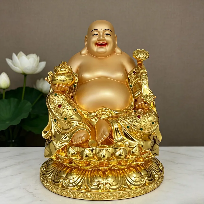 Patung Buddha Loyang Ketawa Perut Besar Maitreya untuk Kekayaan
