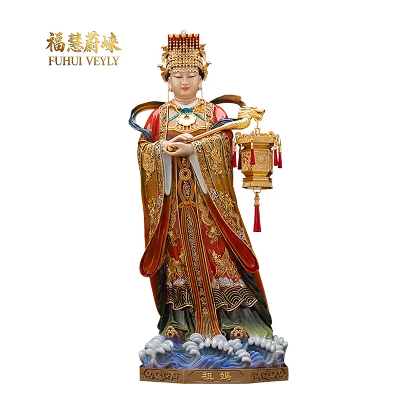 Tuangkan Patung Gangsa Mazu
