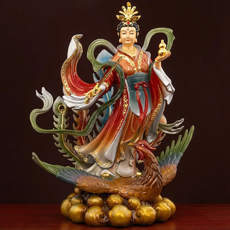Altar Suci Phoenix Pedang Labu Jiutian Xuannv Patung