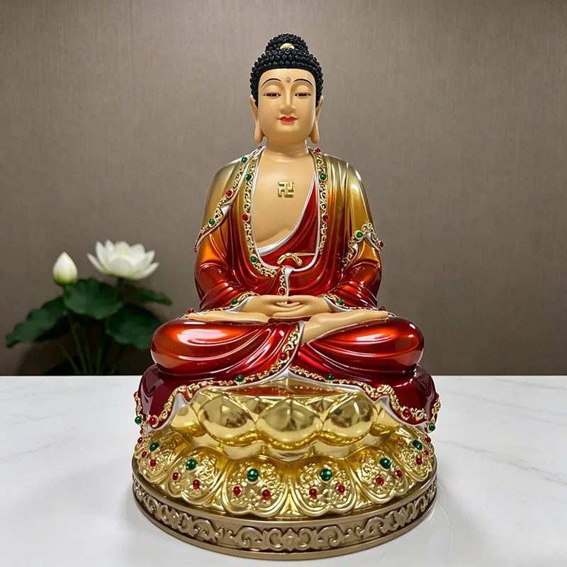 Patung Buddha Saha Triad Shakyamuni