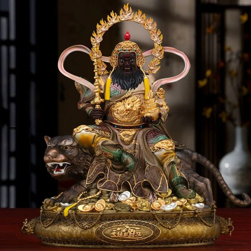 Dewa Kekayaan Mangkuk Harta Menunggang Harimau Zhao Gongming